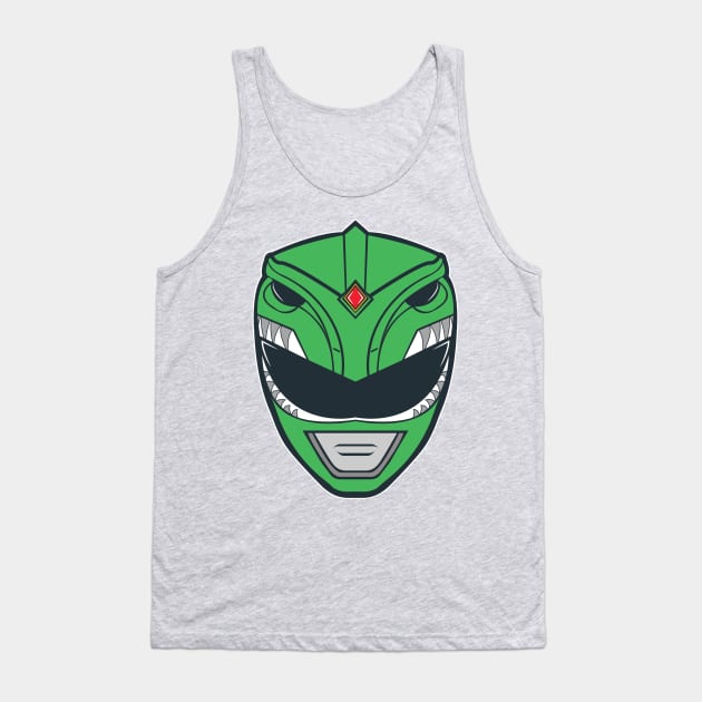 Go Go Green Ranger Tank Top by rinimalodesign